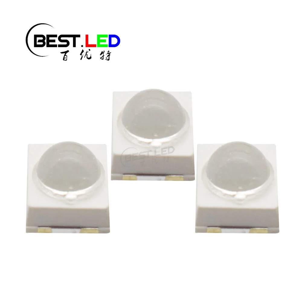 Super Bright 500nm 505nm Wavelength 60° Viewing angle Green SMD LED 2835 60 Degree LED Diode for Traffic Light