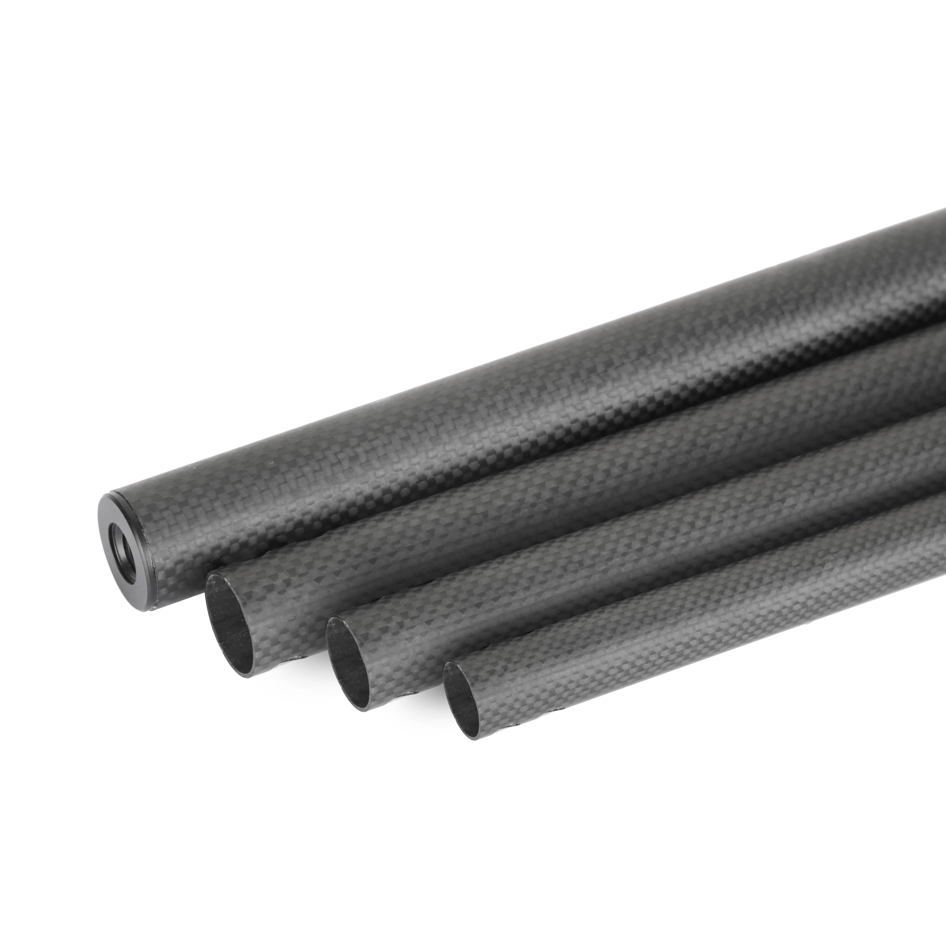 Custom OEM 3k carbon fiber tube telescopic carbon fiber pole