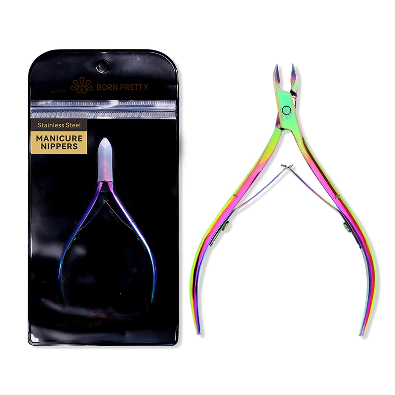 BORN PRETTY Professional Manicure Tools Cuticle Trimmer Nail Cuticle Cutter Stainless Steel Cuticle Nippers with Sharp Blades