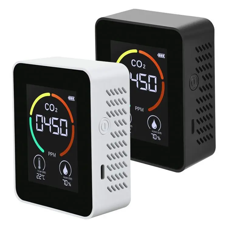 A Smart Air Quality Meter Controller And Data Logger Monitor PM2.5 Co2 Carbon Dioxide Detector Sensor