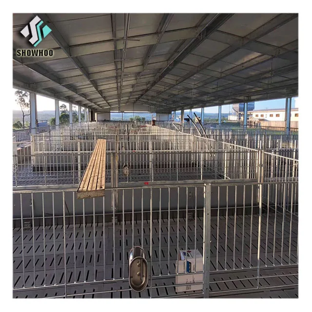 Design Structural Steel Prefab Agricultural Farm Buildings Pig Farm