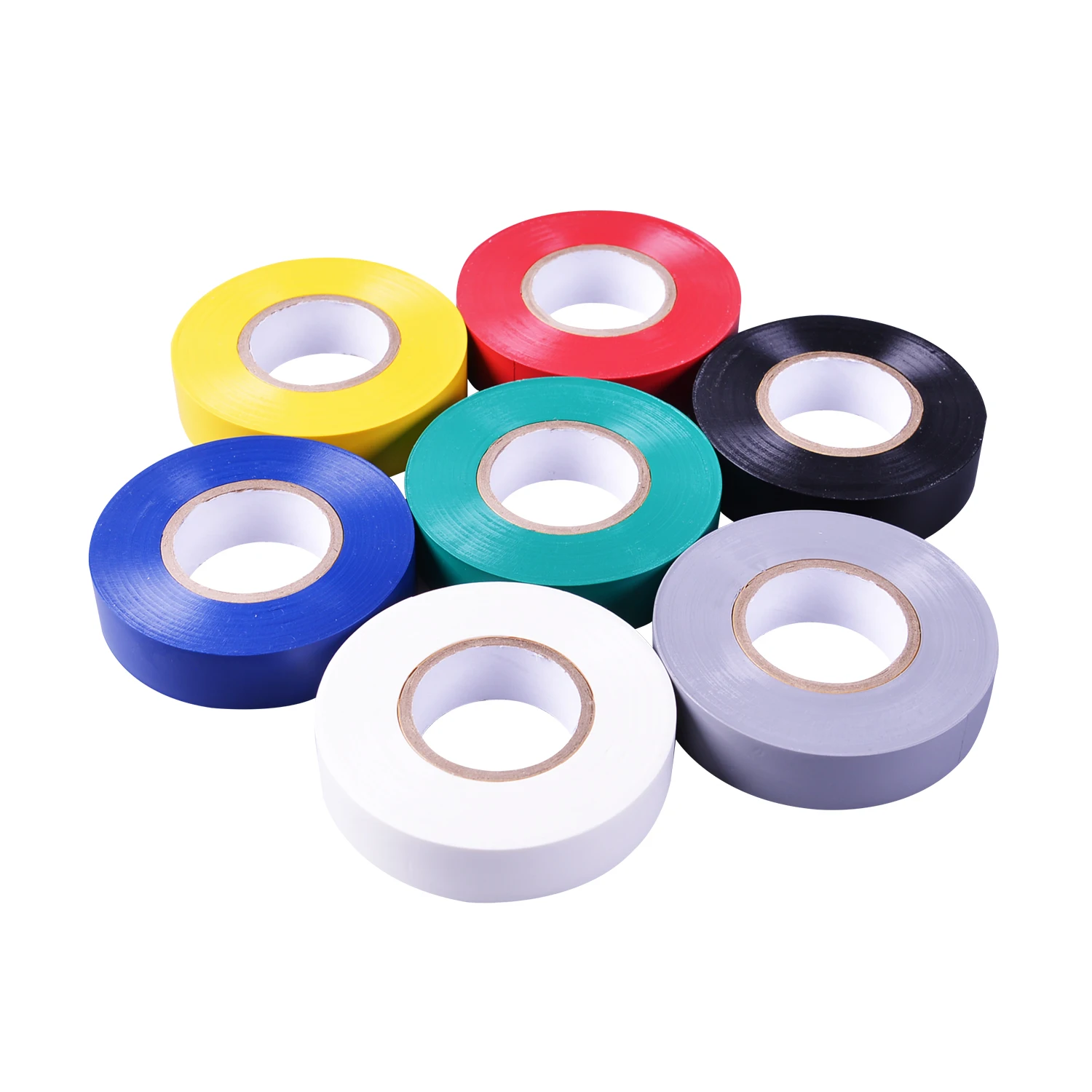 Manufacturer Black Waterproof Electric PVC Tape Jumbo Roll PVC Insulation Tape Log Roll 1260mm With Rubber Glue