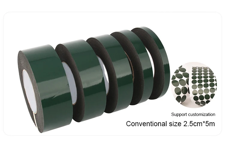 ANTI Hot Melt Acrylic Mounting Self Adhesive Double Sided IXPE Foam Tape For Fixing Sealing