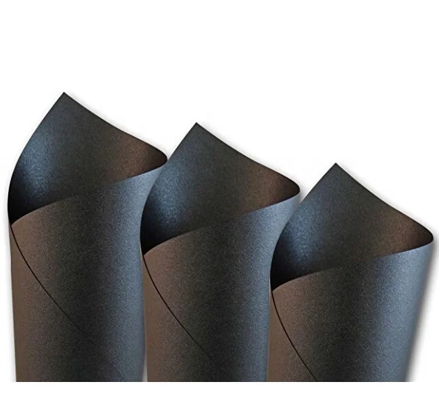 China Manufacture Colour A4 120gsm 250g Linen Embossed Shine Iridescent Pearlescent Shimmer Metallic Craft Pearl Paper for DIY