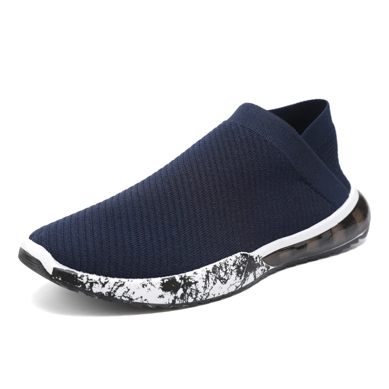 Comfortable Fly Knit Men Casual Shoes Trendy Injection Shoes Cheap Price
