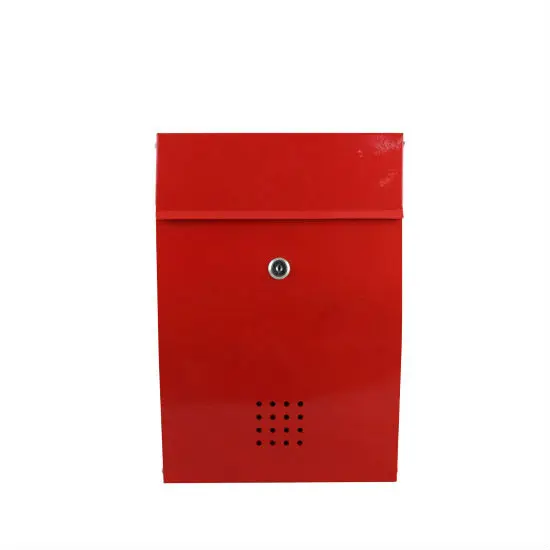Wall-Mount Mailboxes Lockable Outdoor Vertical Mailbox Rust-Proof Galvanized Steel Letterboxes