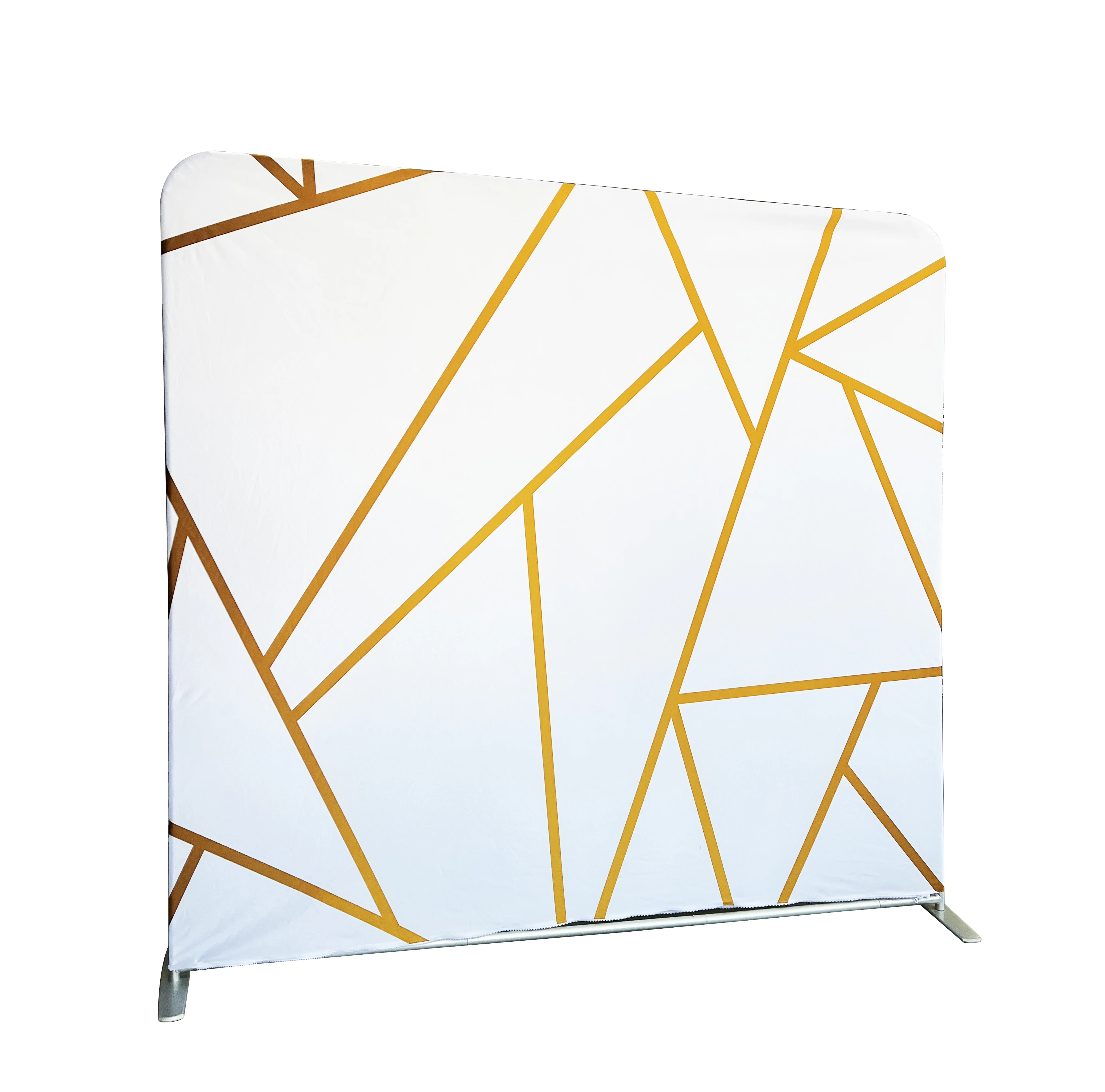 Factory price aluminum frame custom printed exhibition display 8ft photo booth tension fabric backdrop for party