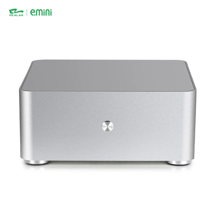 New Custom Design Computer Aluminium Desktop Slim Mini Itx Pc Case