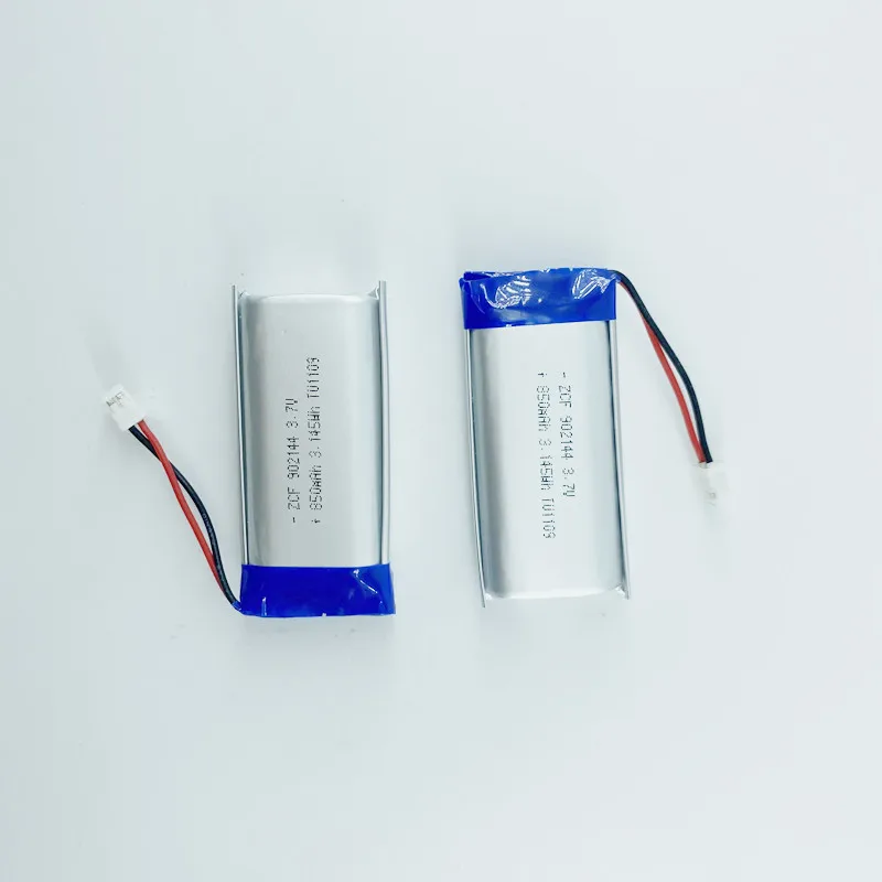 ZCF 902144 850mAh 3.7V Rechargeable Li-ion Polymer Lithium Ion Battery for Beauty Device GPS Tracker Medical Device