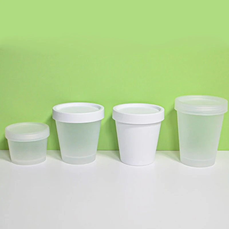 Plastic Cup of Milk Tea Cup Milk Tea Cup Bubble Transparent 100ML 200ML 250ML Material Beverage