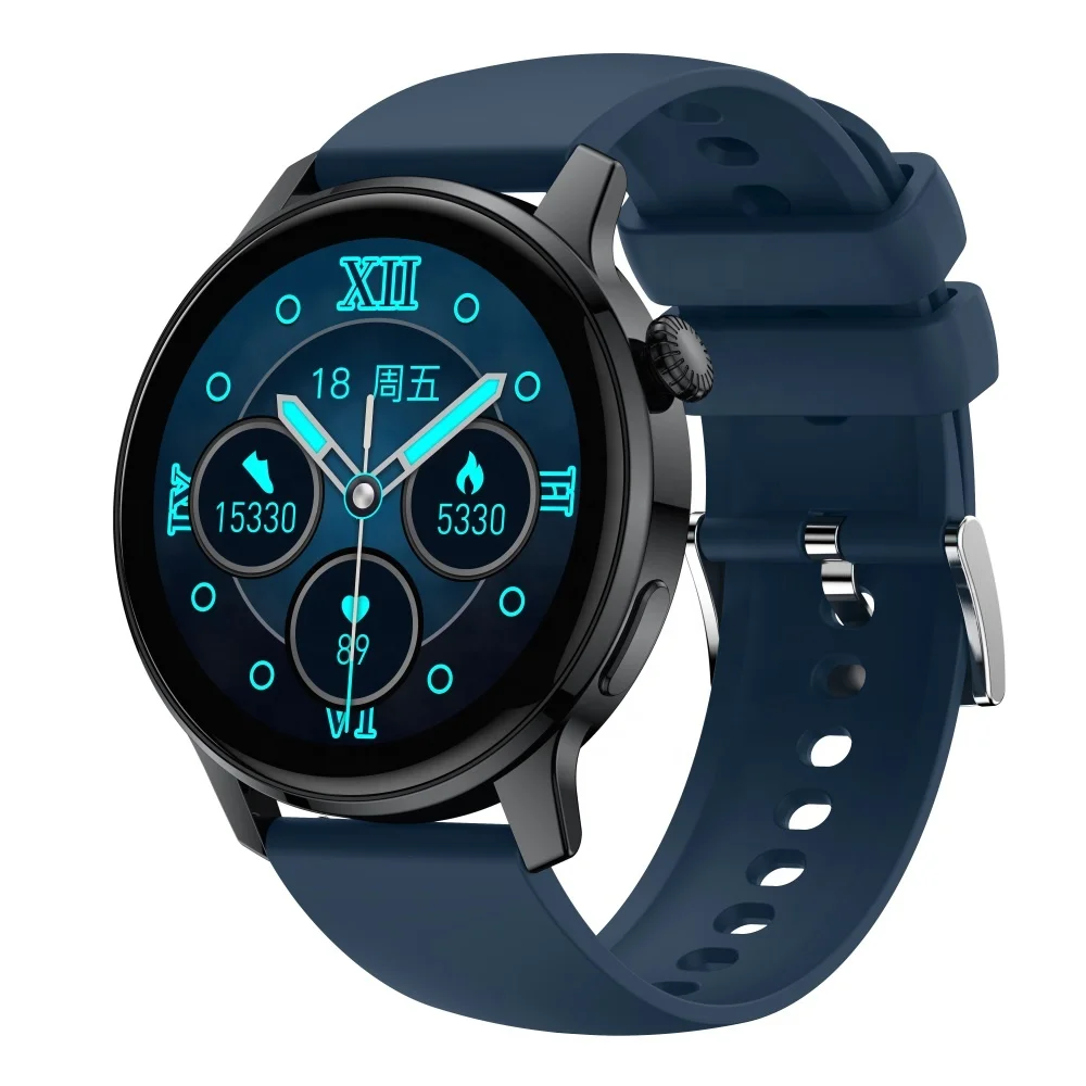 2022 OEM Calling Smart Watch S46 with 1.28 Inch Round Screen Sport Health Phone Call Fitness Tracker