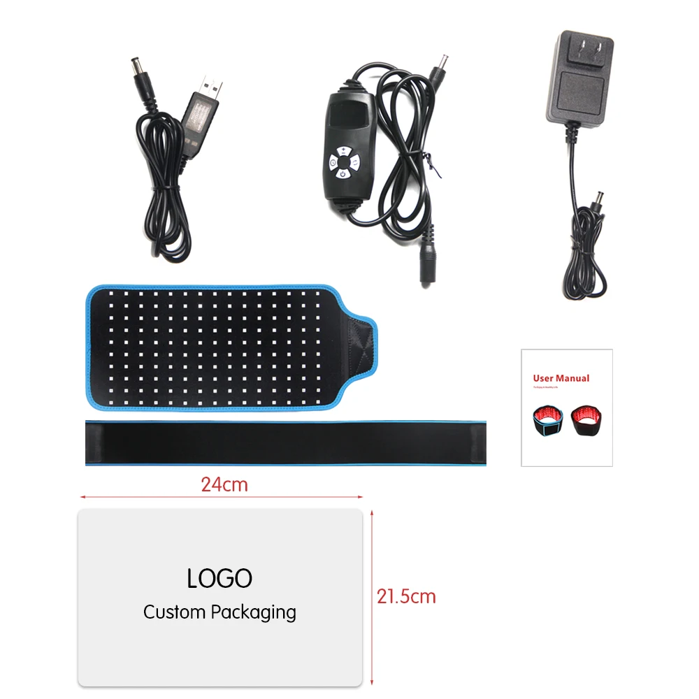 Ideared Infrared Leds Wrap For Body Led Belt Light Therapy With Timer 850nm Light Therapy Lamp Therapy Pad With Pulse