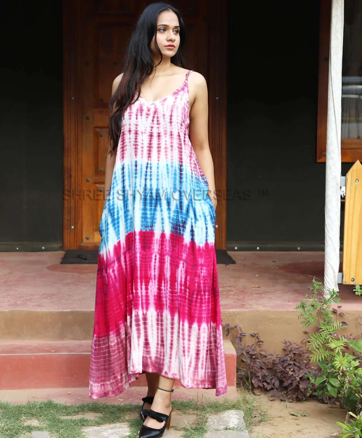 Новый 2024 Бали пляжная Женская одежда из вискозы ручной работы батик летний макси