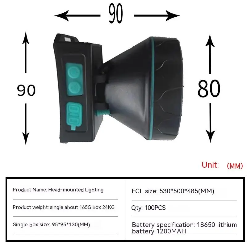 30W LED Headlamp Flashlight Head Torch High Power Waterproof for Outdoor Fishing Camping Hiking Lamp