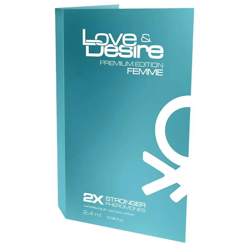 Love&Desire 2.5ml turquoise for her, Special Edition, Made in EU, New Product, Bestseller