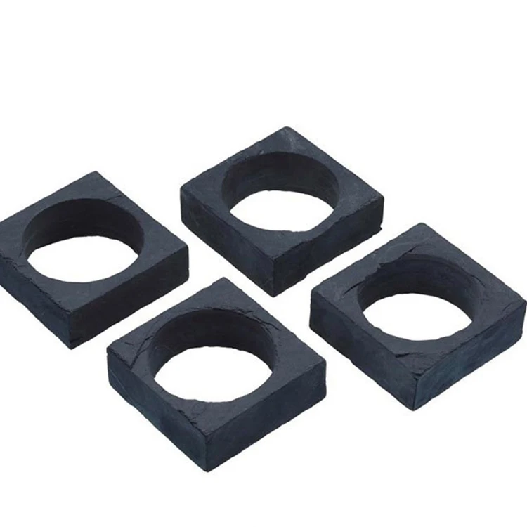 China Factory Stocked Tableware Reusable Wedding Decoration Writtable Slate Napkin Holder Set of 4