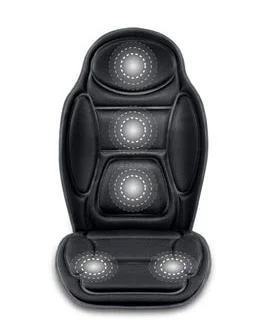 Fashion universal non-slide leather fabric Massage vibration heating two in one car seats cover