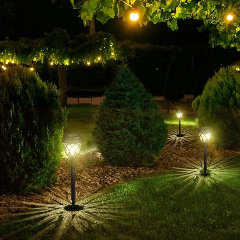 New solar outdoor garden lamp garden decorative lamp villa ground plug lamp