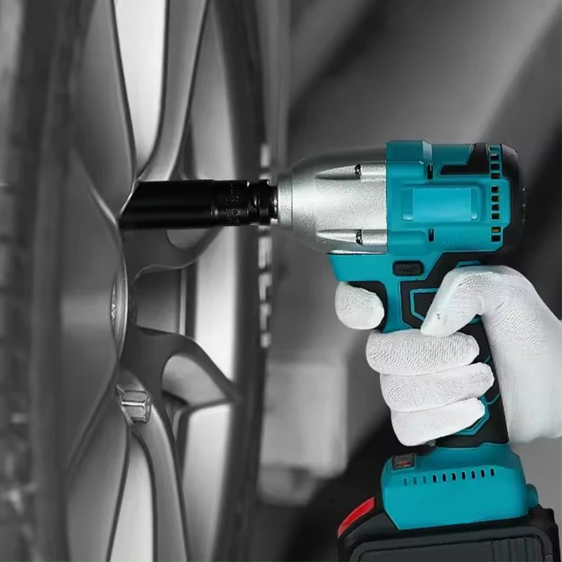 Bornrin Electric Wrench 600N.m 21V brushless Cordless Impact Wrench Car Repair Tool electric battery power wrench