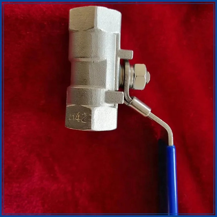 investment casting plumbing material stainless steel Manual 1000 wog psi 1pc screwed ball valve