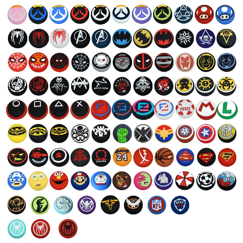 В НАЛИЧИИ 100 + контроллер Стик для большого пальца игровые аксессуары для Xbox PS4 PS5 переключатель Pro контроллер силиконовый чехол для стиков под пальцы