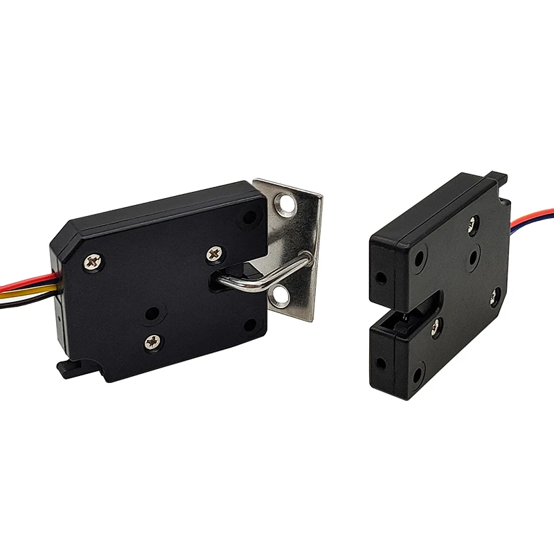 Small vending machine push rod electromagnetic lock 24V lipstick machine 12V electric control lock