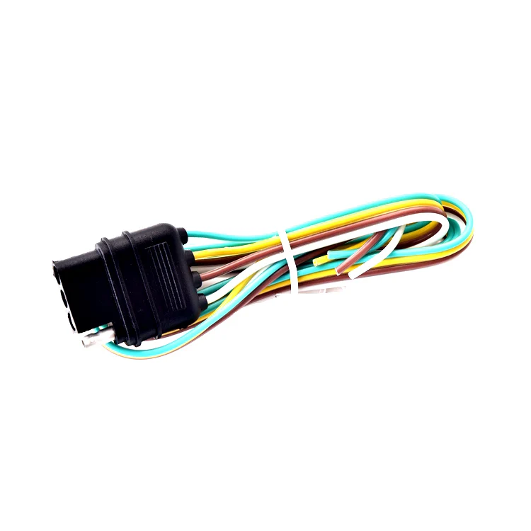 Trailer Wire Plug 4 Way Flat 4 Pin Universal Wiring Connector