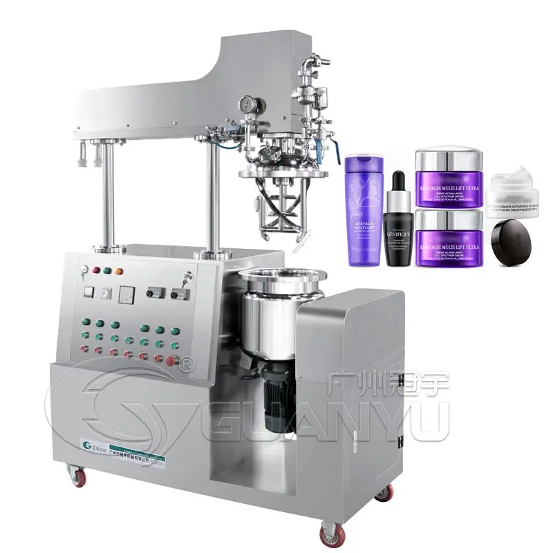 Gy Internal External Circulation Vacuum Pomade Mayonnaise Ointment Making Homogenizing Emulsifying Cosmetic Cream Mixer
