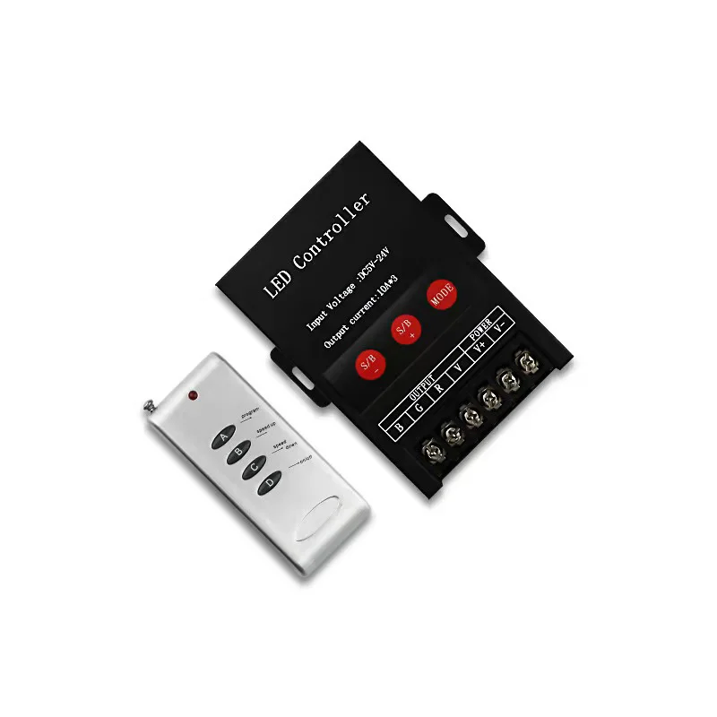 RF 4Key дистанционного беспроводного управления DC5-24V 30A цветных (RGB) светодиодных лент контроллер