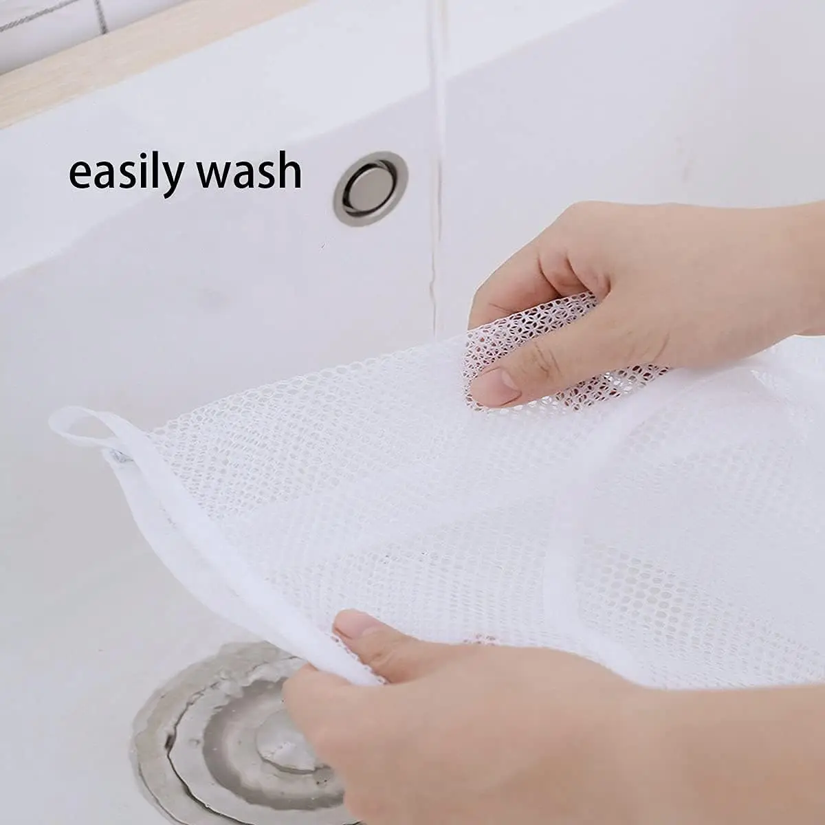Wholesale Large Cotton Laundry Hamper Bag Door Hanging Mesh Clothes Travel Bag Customizable Size Home Cleaning Usage Toy Storage