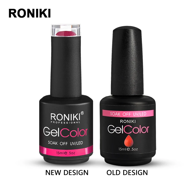  RONIKI бесплатный образец оптом замочить от частной этикетки oem Цвет УФ гель лак для