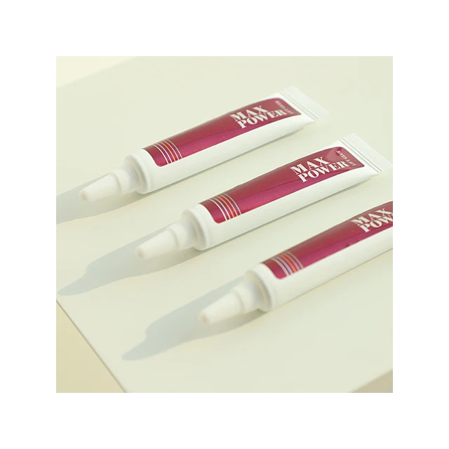 Korea Manufactured Eyelash Lifting Lamination Perm Glue - MAX Power Tube Type with OEM Private Label