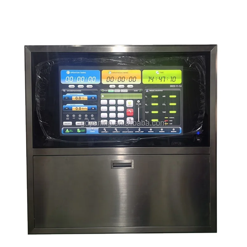 Operating Room Intelligence Panel and Digital Control Touch Screen LCD OT Operating Theater Door Phone PLC Control Panel