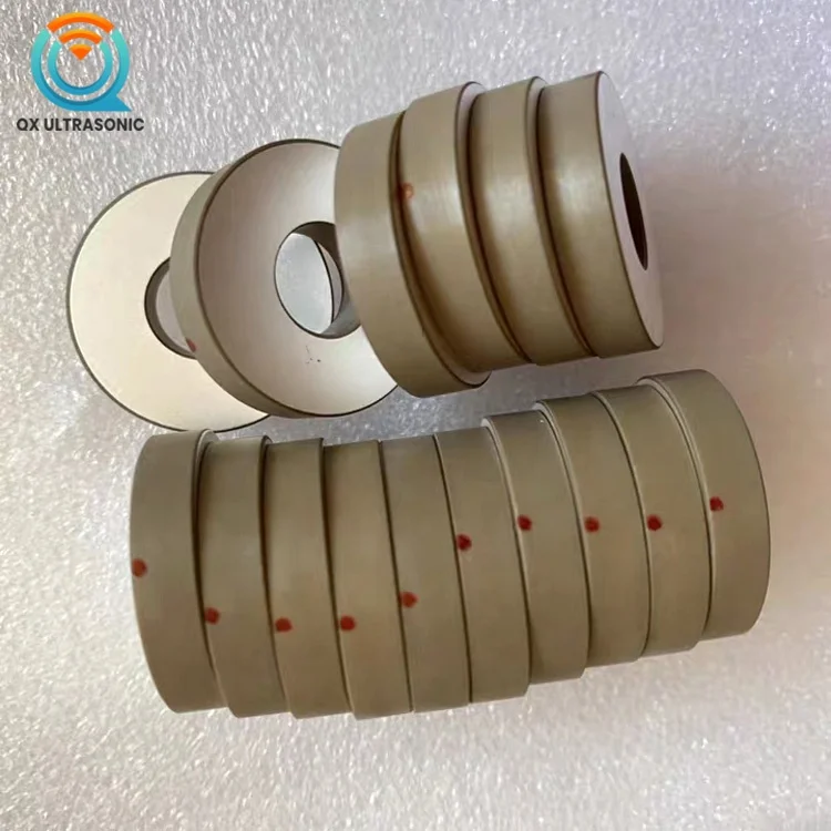 Piezo Element Custom Welding Transducer 50*20*5  Pzt8 Material Piezo Ceramic Piezoelectric Ring For 20k Transducer