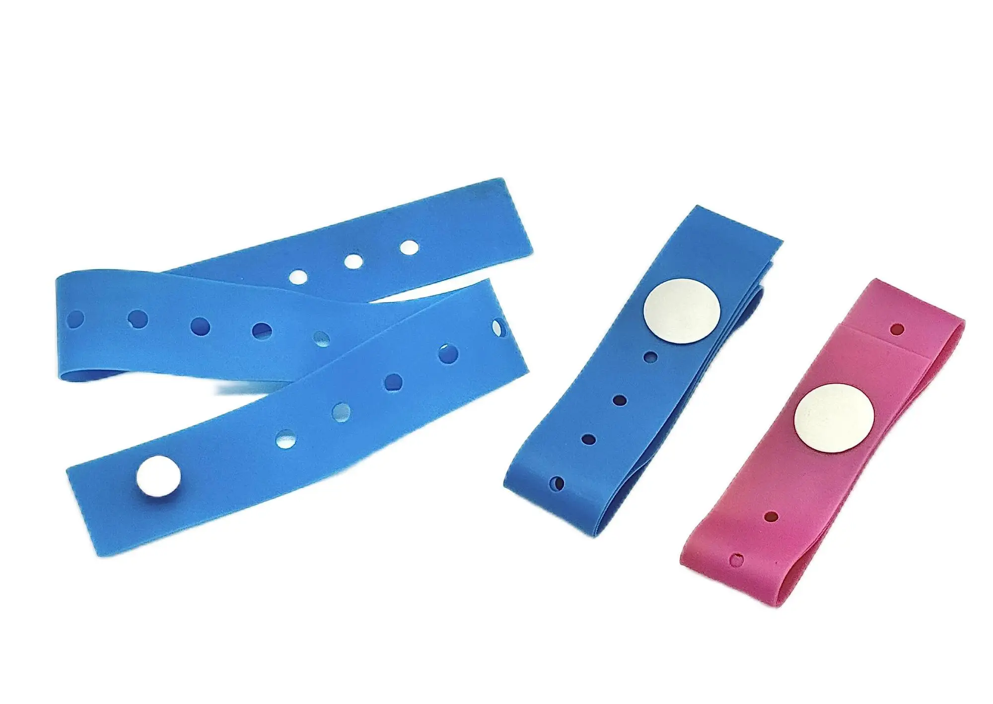 Quick Release Disposable medical Latex free button rubber Tourniquet with Hole