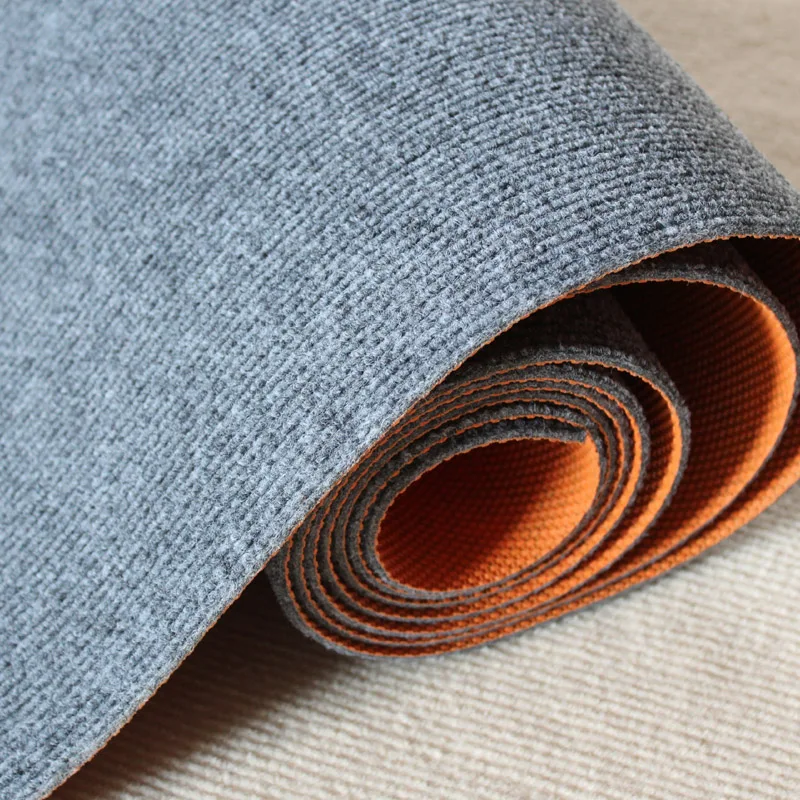 grey color rib home anti slip room carpet with TPE backing