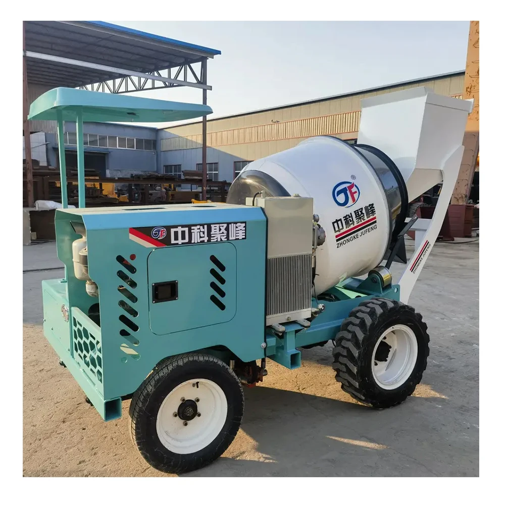 SQMG hot sale EPA mini self loading cement mixer 4wd diesel 500L smallest self loading car mixer price
