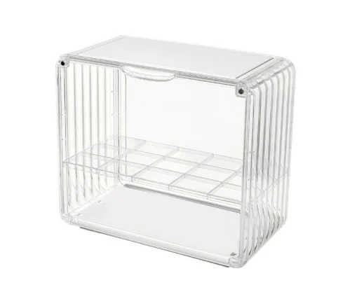 New Fashion Multi Size Transparent Acrylic Stackable Lego Storage Box Suitable For Toys And Bags