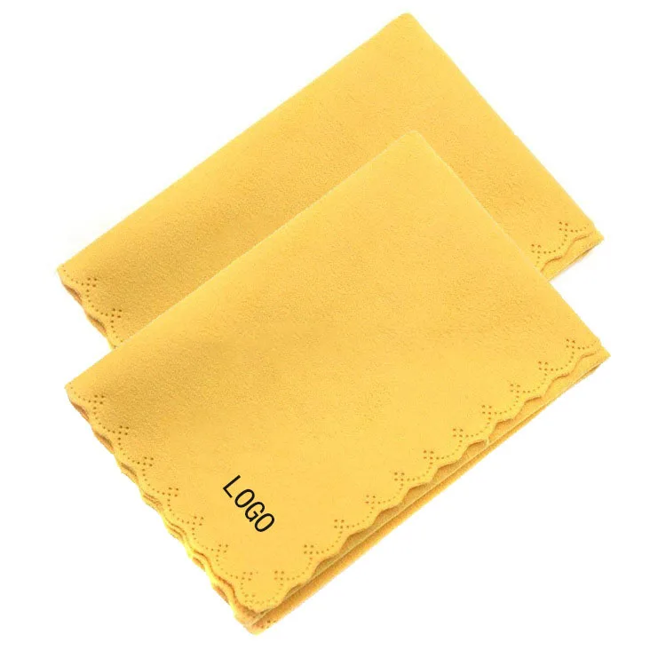 Music Instrument Polishing Cleaning Cloth logo printed guitar cleaning cloth