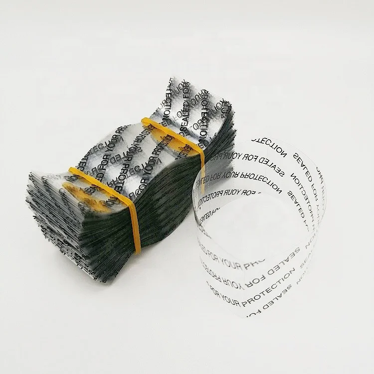 Clear PVC Shrink Band Printed SFYP w/Single Vertical Perf 66 x 25mm (Fits 35mm-40mm)