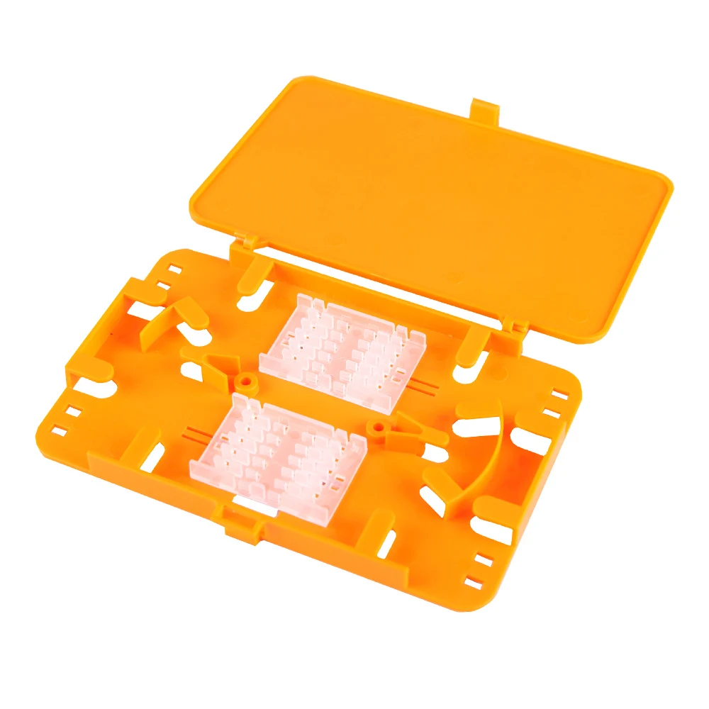 Splice Tray,12/24 Ports Fiber Optic Splice Tray ODF Support Max 48 Core Racks & Enclosure ABS or PC Max 36mm 24 Core