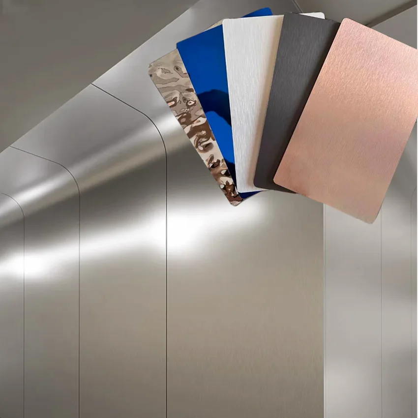 PET Carbon Crystal Mirror Wall Panel 5mm 8mm Wood Veneer PVC Wall Panels Bamboo Wood Fiber Carbon Crystal Board