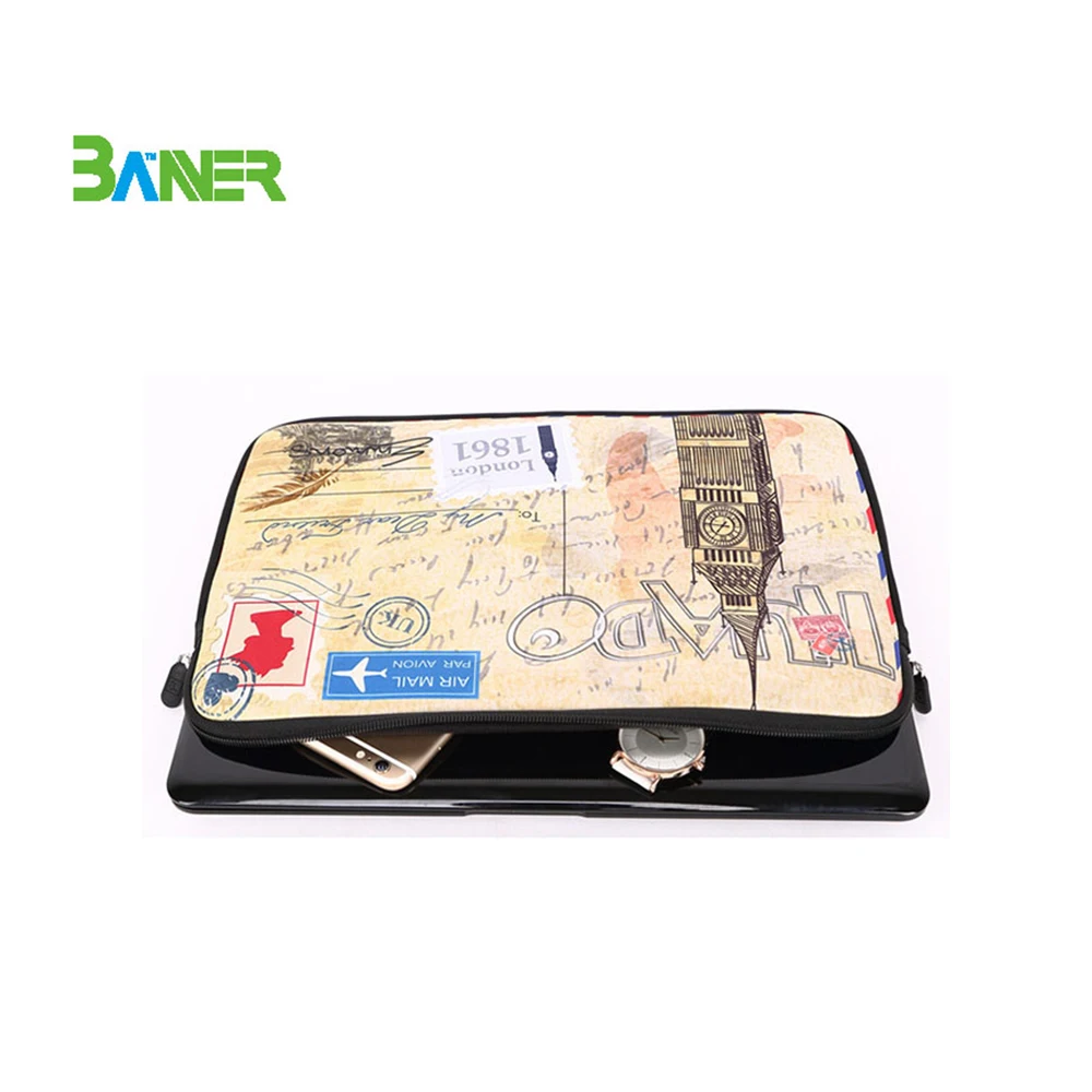 Personalized Printed Neoprene sublimation laptop sleeve