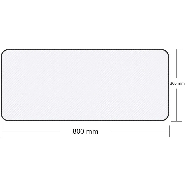 Large White Non-Slip Gaming Mousepad Customized Blank Sublimation Desk Mouse Pad