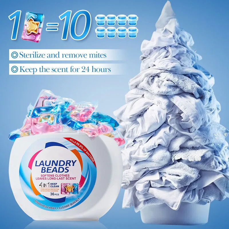 Protease Enzyme Lasting Fragrance Strong Decontamination Laundry Beads Detergent Washing Liquid Detergent