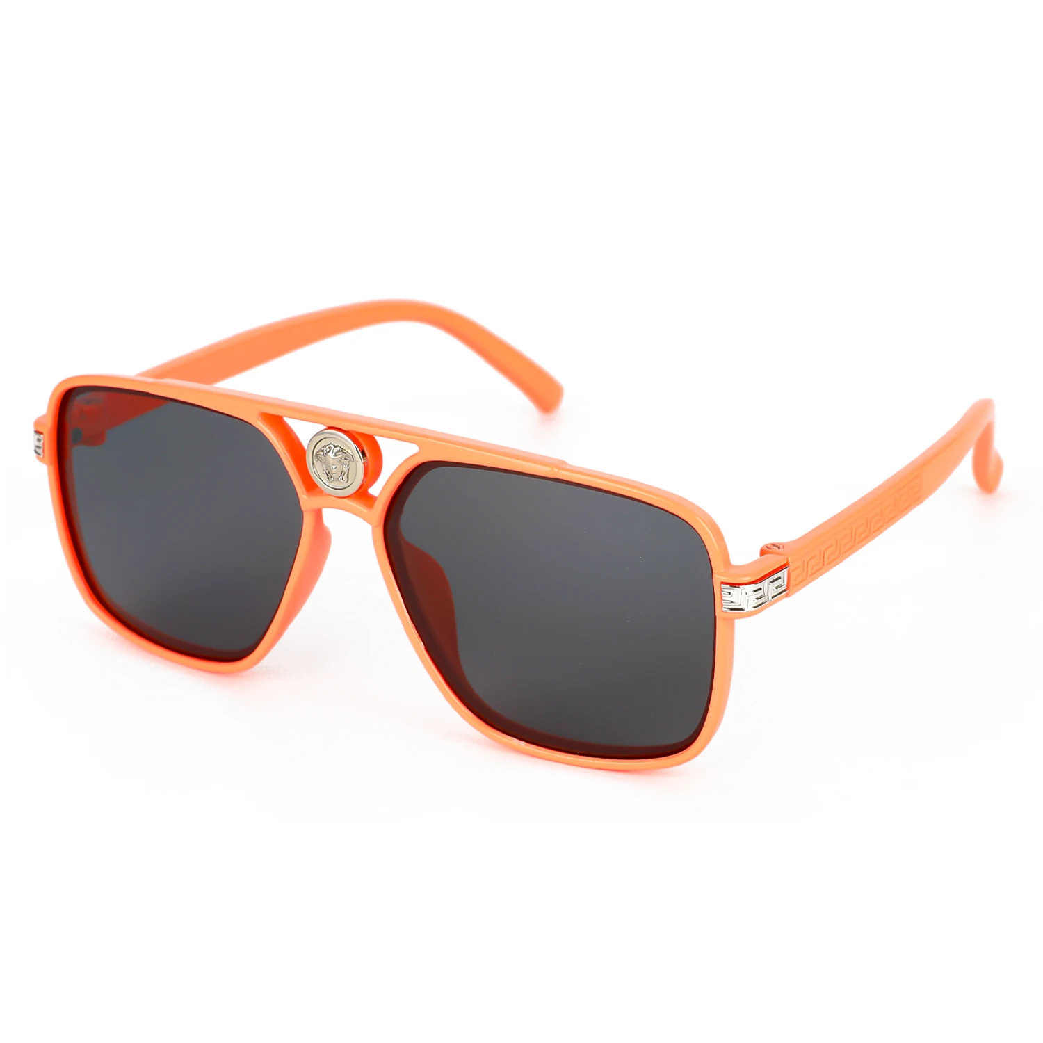 Fine mirror leg Oval frame Premium Sunglasses for Women Sunscreen Retro double beam Rose Light Luxury Sunglasses 131 RT040
