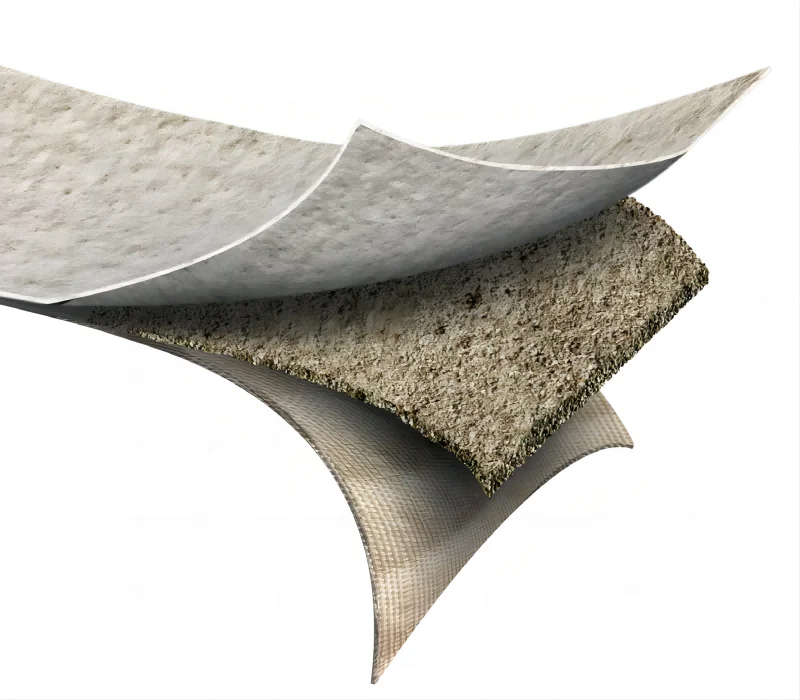 6m 3m 4800g GCL Bentonite Geosynthetics Clay Liner for Artificial Lake Railway Waterproofing River Bank