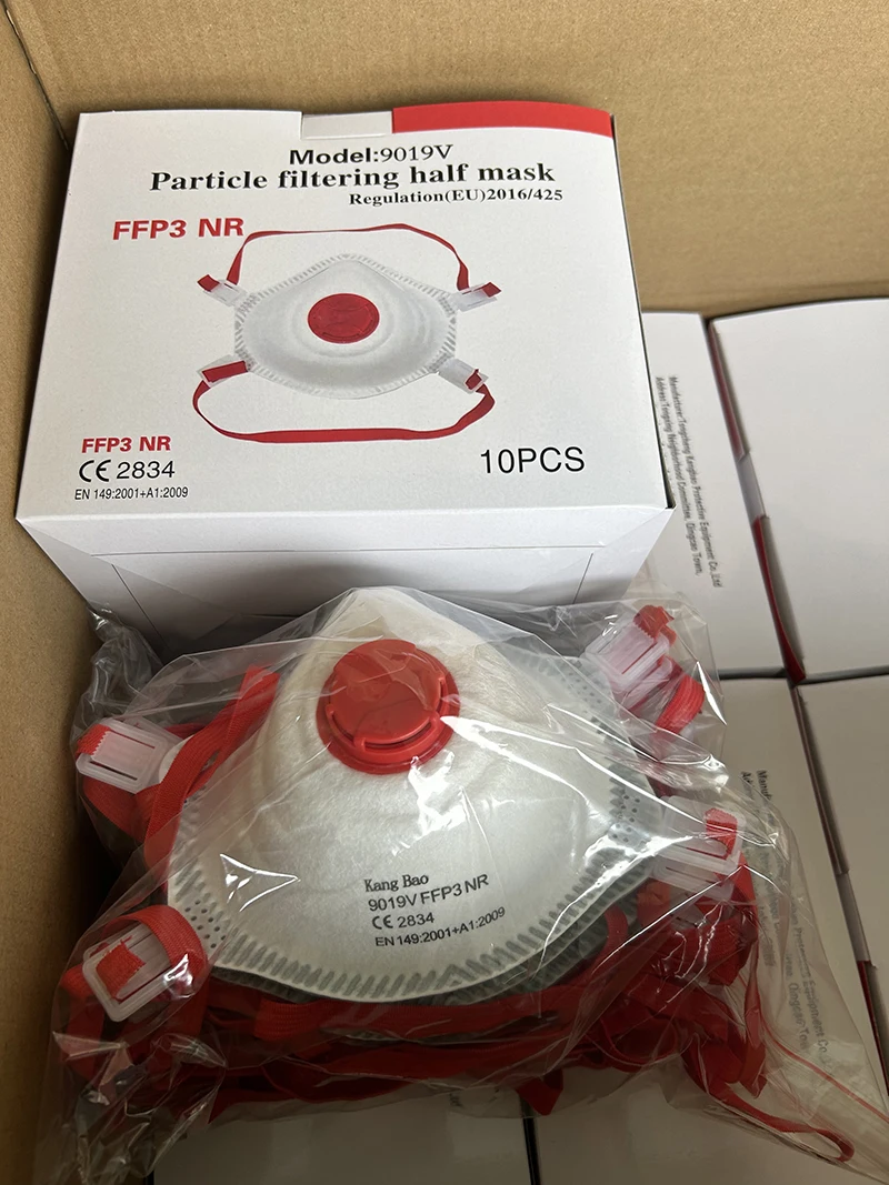 Protect Face Mask With Valve Disposable EN 149 FFP1 FFP2 FFP3 Dust Protective Respirator