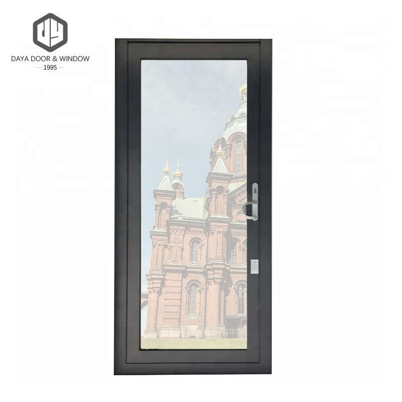 
Factory customized thermal break aluminum alloy arched double door 