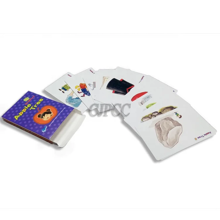 ABC Flashcards Educational Flash Cards Game Card Custom Printed for Kids